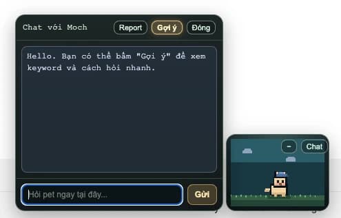 Giao diện pet BrowseMind